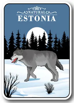 Magnet Estonia hundiga
